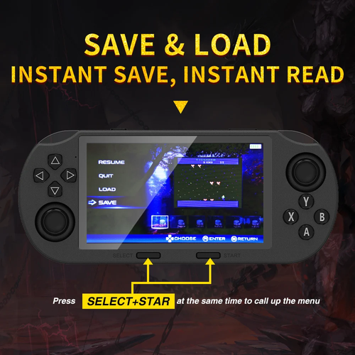 SF3000 handheld game console HD horizontal screen 4.5 inch built-in game