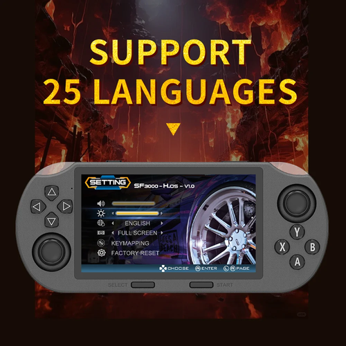 SF3000 handheld game console HD horizontal screen 4.5 inch built-in game