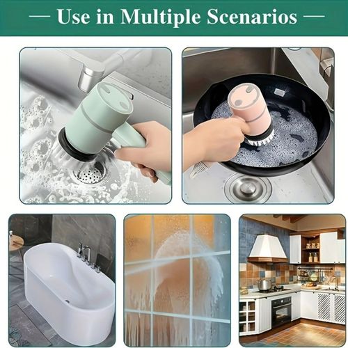 household multifunctional electric cleaning brush