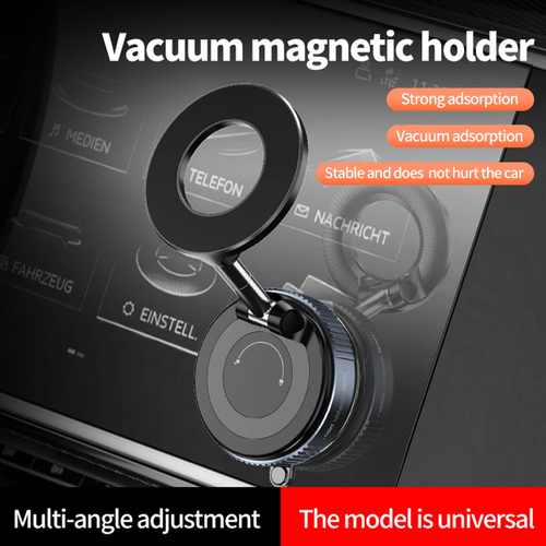 Mobile phone magnetic bracket rotatable and foldable
