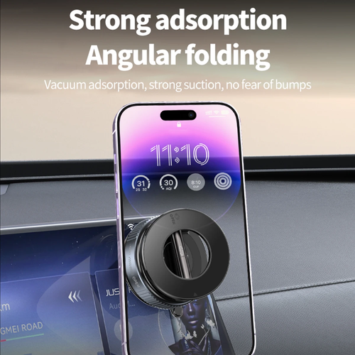 Mobile phone magnetic bracket rotatable and foldable