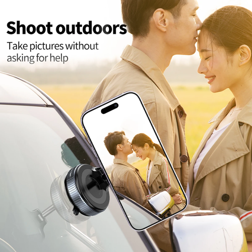 Mobile phone magnetic bracket rotatable and foldable
