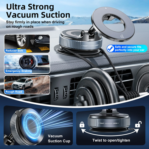 Mobile phone magnetic bracket rotatable and foldable