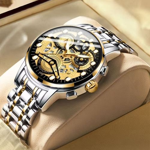 Gold Hollow Quartz Watch