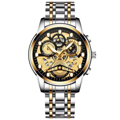 Gold Hollow Quartz Watch