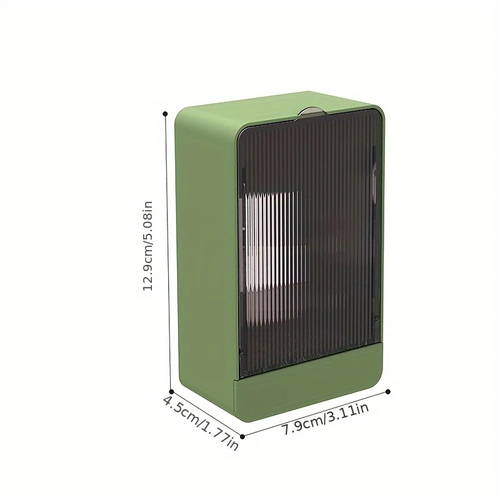 Creative light luxury wall-mounted drain soap box