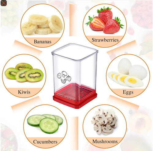 Stainless steel fruit slicer