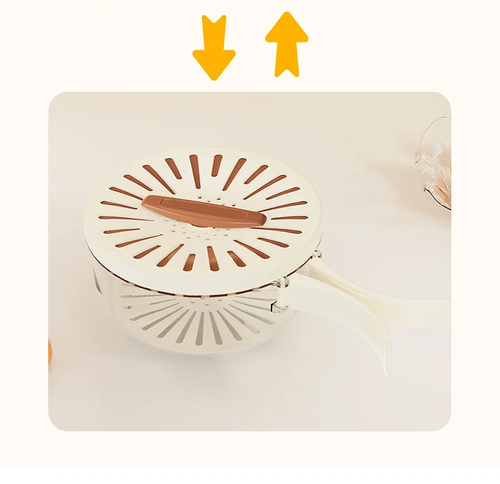 Kitchen multifunctional double-layer drain basket