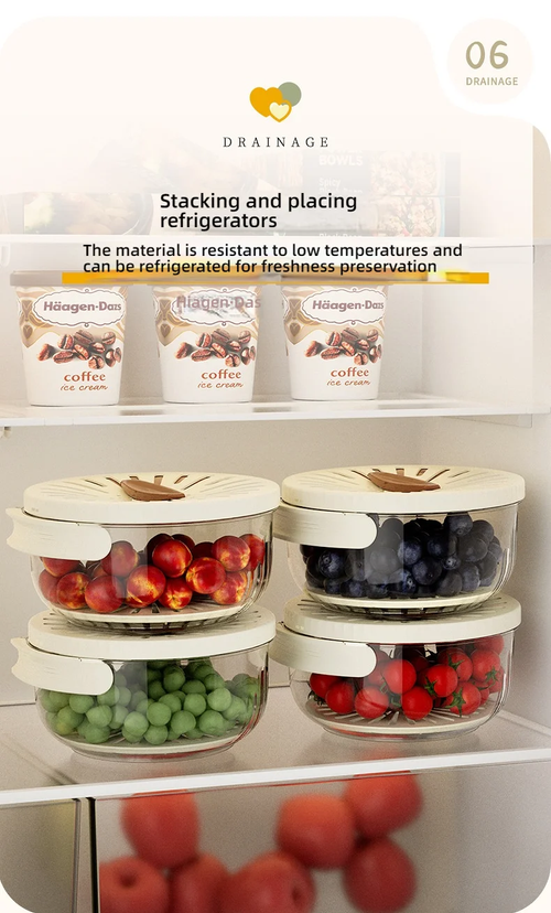 Kitchen multifunctional double-layer drain basket