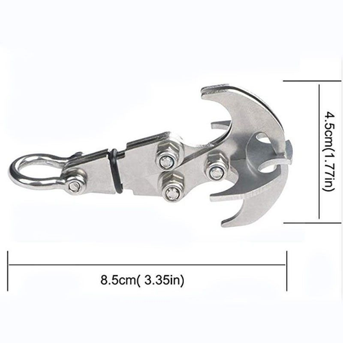 Gravity hook mechanical claw grab hook survival folding climbing outdoor mountaineering equipment