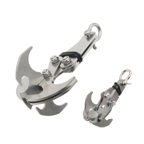 Gravity hook mechanical claw grab hook survival folding climbing outdoor mountaineering equipment