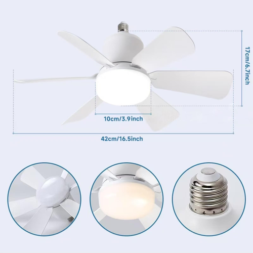Ceiling fan light with remote control