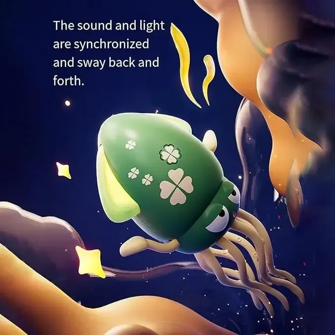 Electric Crawling Octopus Toy with LED Light and Music