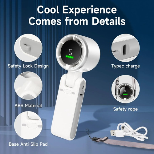 Portable Turbine Handheld Fan