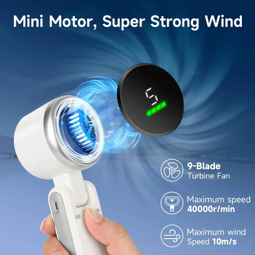 Portable Turbine Handheld Fan