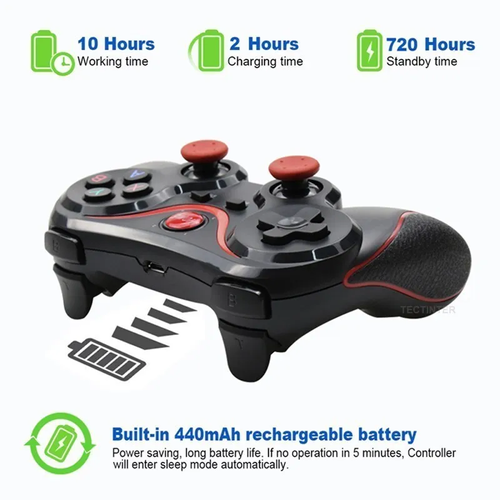 X3 supports Bluetooth game controller joystick