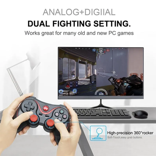 X3 supports Bluetooth game controller joystick