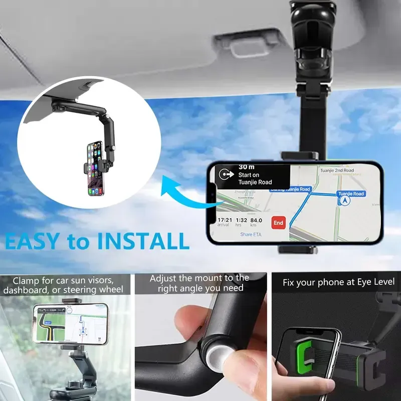360 degree rotating phone holder