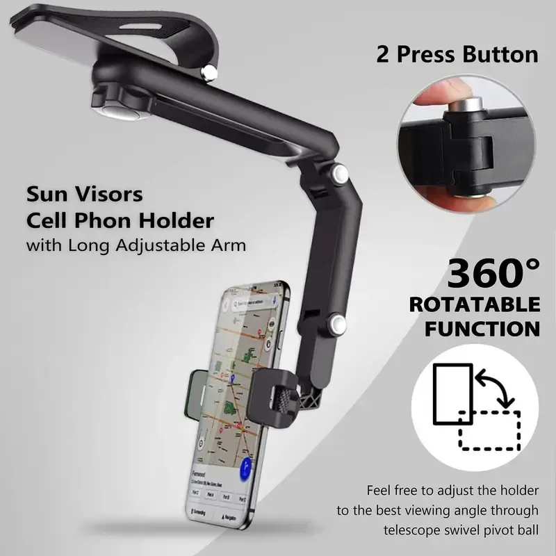 360 degree rotating phone holder