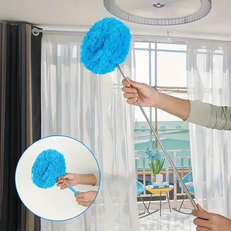 Retractable Microfiber Ceiling Fan Duster - Long Handle