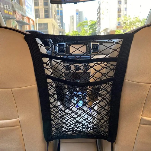 Car Storage Net Bag Between Seats Car Divider