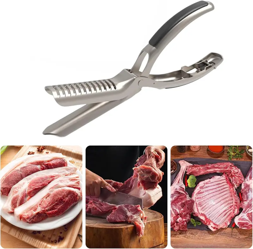 BBQ Rib , Rib Membrane Remover Stainless Steel Tool Kit