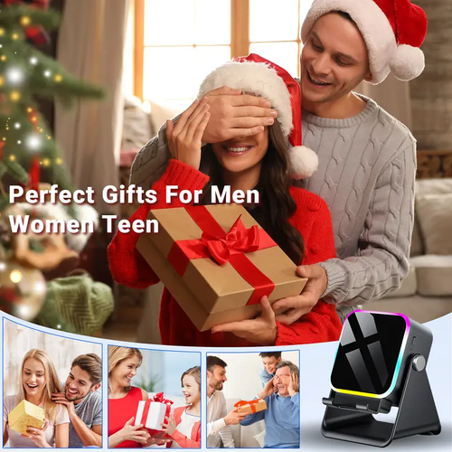 Wireless Induction Audio Speaker Stand, 5in1 Cellphone Holder