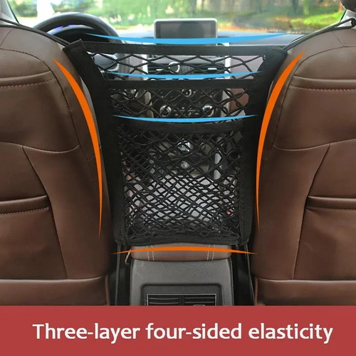 Car Storage Net Bag Between Seats Car Divider