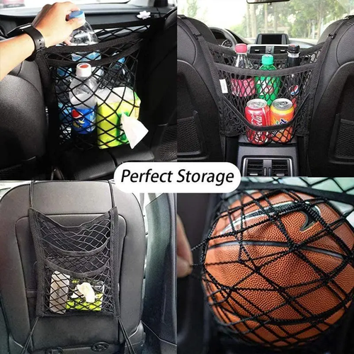 Car Storage Net Bag Between Seats Car Divider
