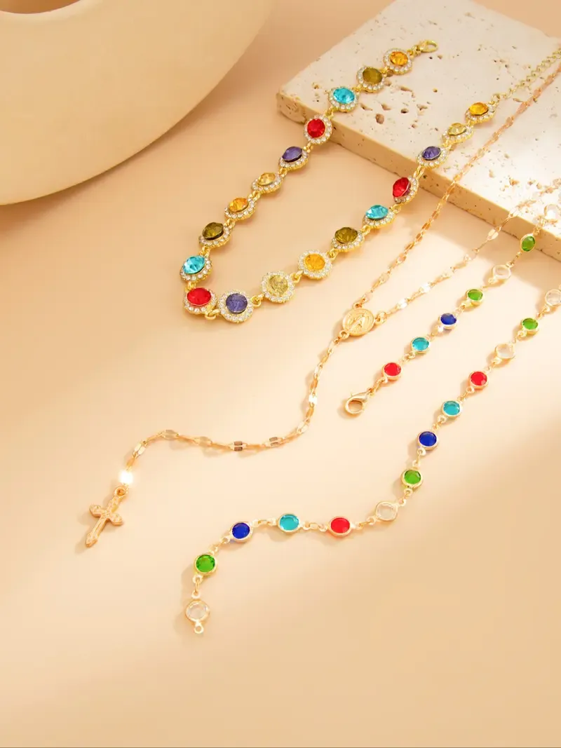 Women's Boho Style Alloy Chain Necklace Set