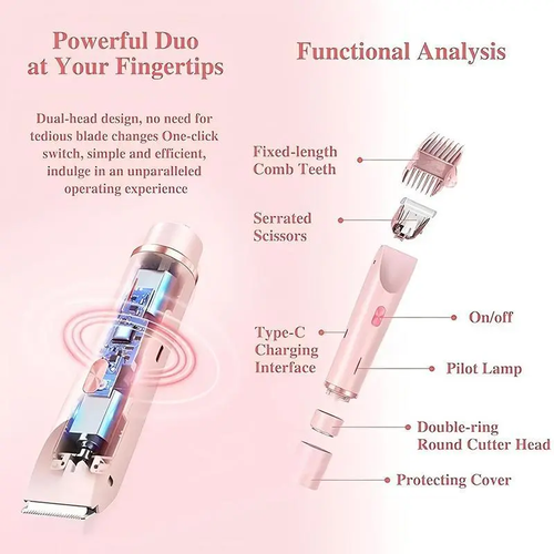 Women's Electric Trimmer, Electric Shaver And 2-In-1 Shaver
