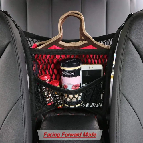 Car Storage Net Bag Between Seats Car Divider