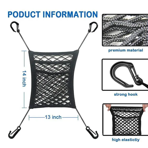 Car Storage Net Bag Between Seats Car Divider