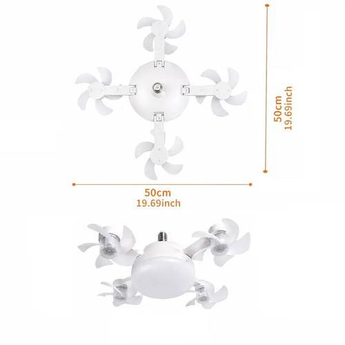 E27 Ceiling Fanlights, Dual Function Fan and Lamp with Remote