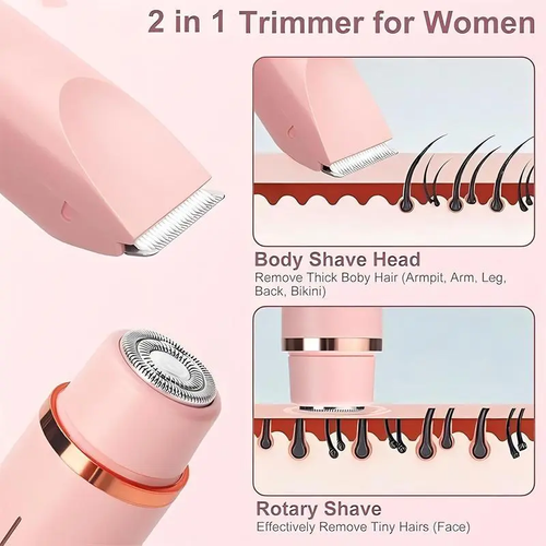 Women's Electric Trimmer, Electric Shaver And 2-In-1 Shaver