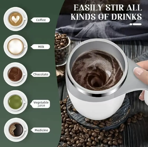 CoffeeCup 380ml Electric Coffee Mug  Rechargeable