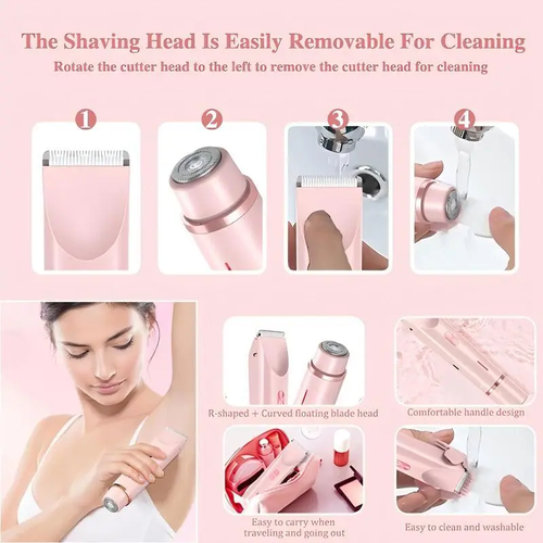 Women's Electric Trimmer, Electric Shaver And 2-In-1 Shaver