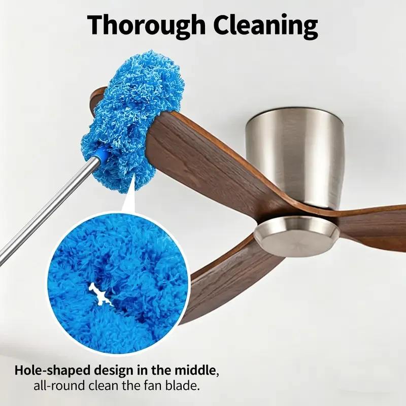 Retractable Microfiber Ceiling Fan Duster - Long Handle
