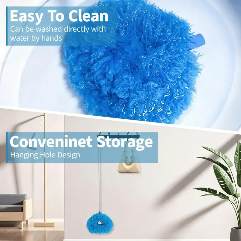 Retractable Microfiber Ceiling Fan Duster - Long Handle