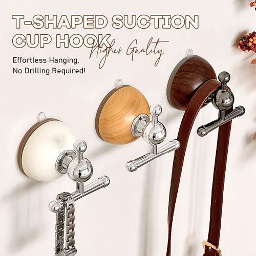 T-Shaped Suction Cup Hook