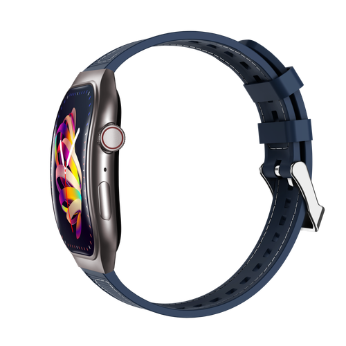 Jam Tangan Pintar H7 Baru 2025 untuk Pria Wanita  Layar Lengkung HD 2 01 Panggilan Bluetooth  Pengisi Daya Nirkabel Pelacak Kebugaran dengan Monitor Detak Jantung Tekanan Darah Jam Tangan Olahraga Tahan Air IP67 untuk Android iOS