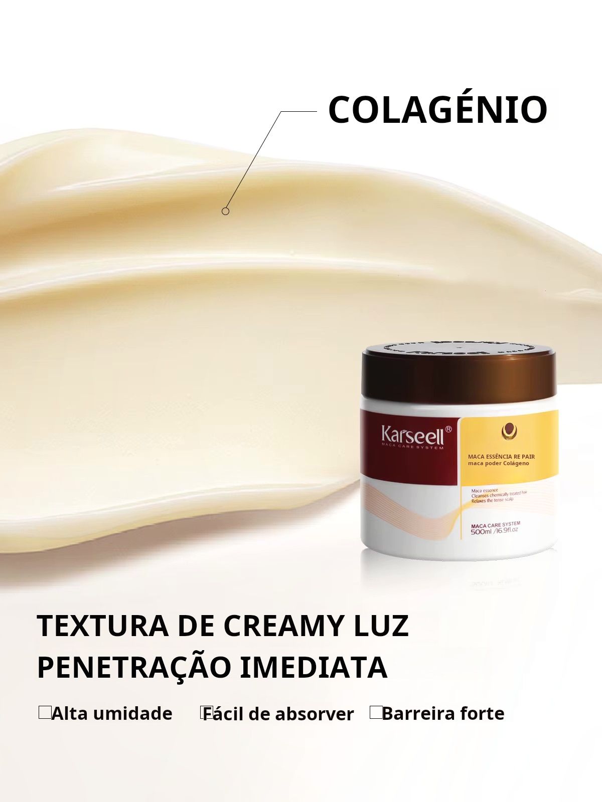 Essência de máscara capilar nutritiva profunda