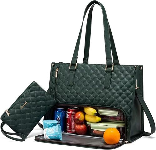 👨‍👩‍👧‍👦💼 The Ultimate 3-in-1 Tote Bag – Where Elegance Meets Functionality! 🎀🍽️