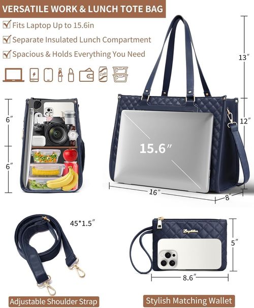 👨‍👩‍👧‍👦💼 The Ultimate 3-in-1 Tote Bag – Where Elegance Meets Functionality! 🎀🍽️