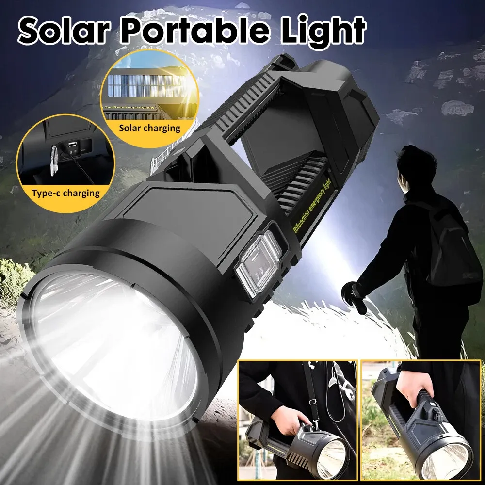 🔥🔦New Waterproof Spot Lights Handheld Large searchlight