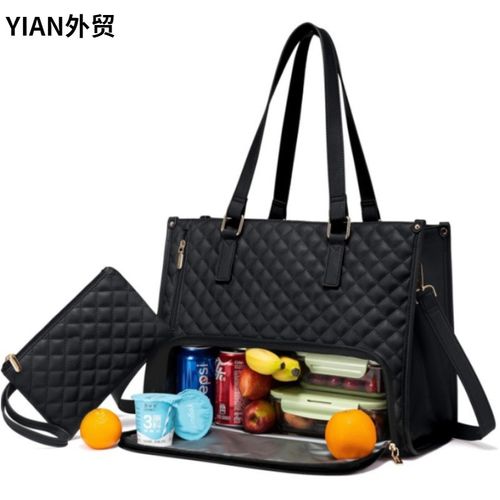 👨‍👩‍👧‍👦💼 The Ultimate 3-in-1 Tote Bag – Where Elegance Meets Functionality! 🎀🍽️