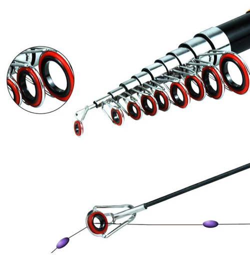 🎣 Complete Travel Fishing Gear Set‑Telescopic Fiberglass Rod with Storage Bag 🎒