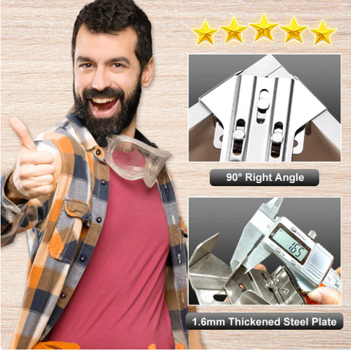 Multipurpose Stainless Steel 90 Degree Corner Clamp