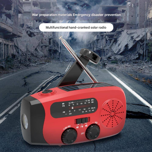 Multi-band solar radio New emergency radio USB interface