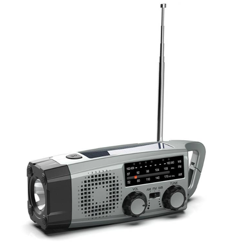 Multi-band solar radio New emergency radio USB interface